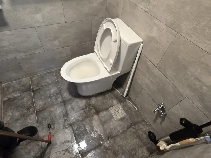 익산 변기막힘 작업사례 5