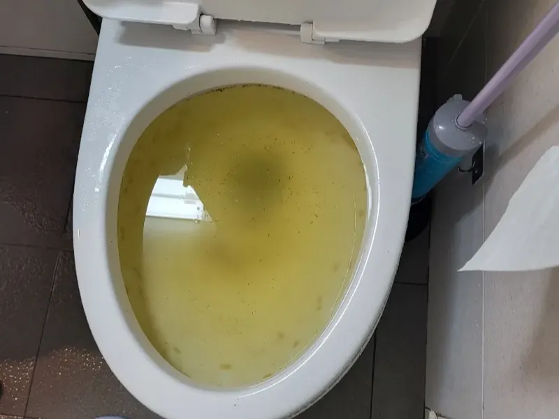 익산 변기막힘 작업사례 3